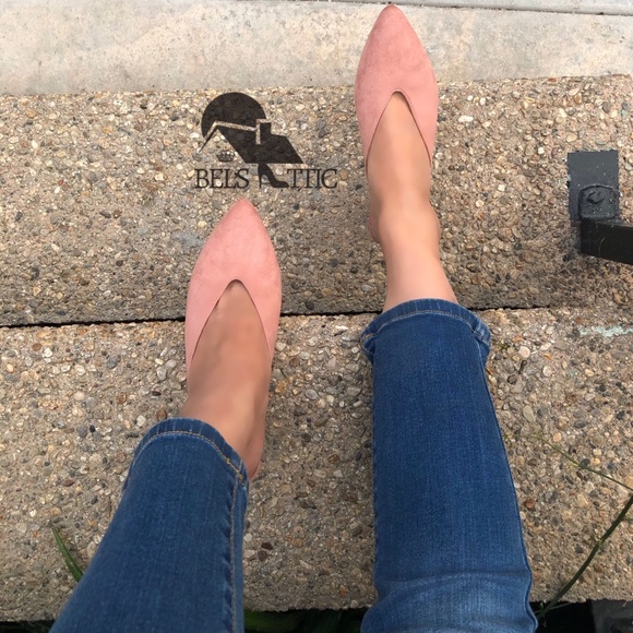 Blush Pink Kitten Heel Pumps - Picture 2 of 6